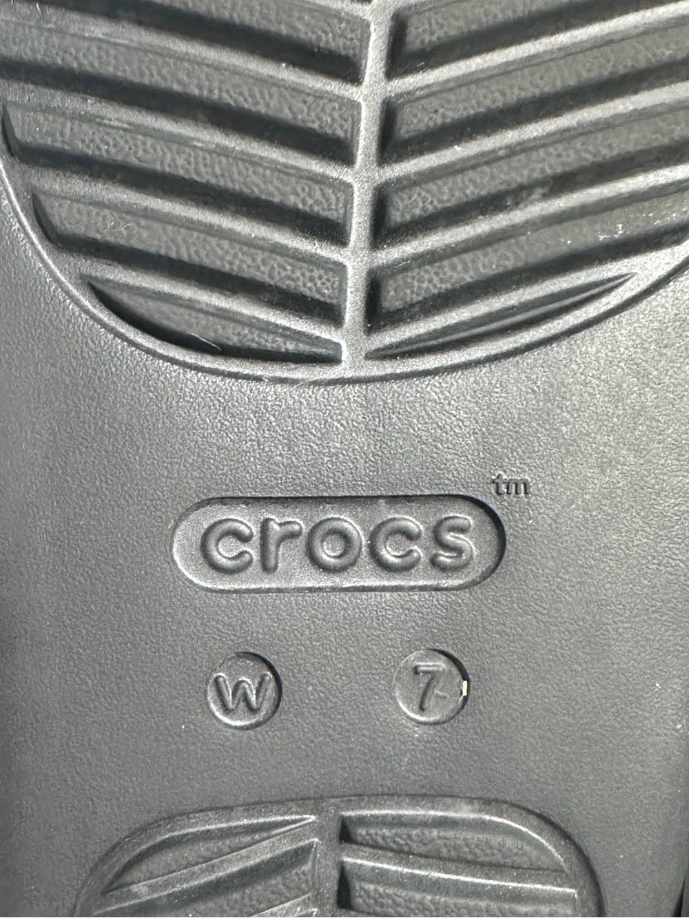 Crocs Getaway Platform Toe Loop sandals women’s 7 black